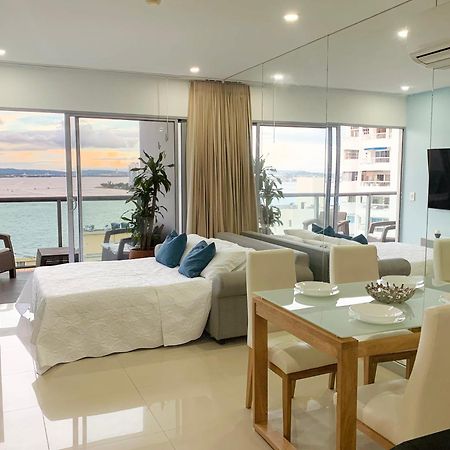דירות Cartagena Oceanview Escape Pool, Jacuzzi & Gym In Bocagrande מראה חיצוני תמונה