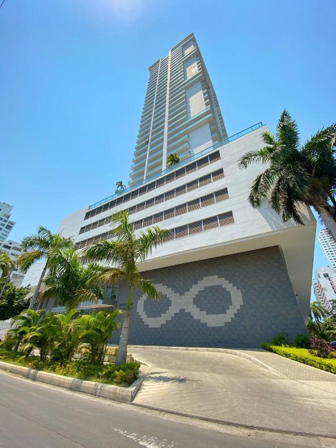 דירות Cartagena Oceanview Escape Pool, Jacuzzi & Gym In Bocagrande מראה חיצוני תמונה